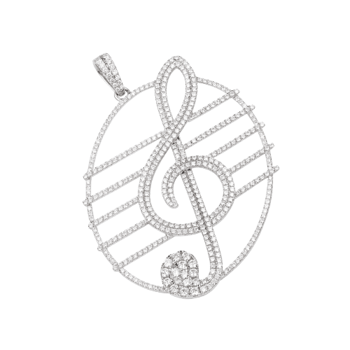 Cluster Diamonds Pendant