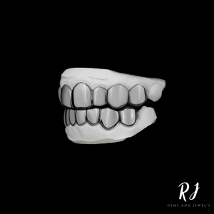 Iced Out moissanite Diamond Grillz (honeycomb / Zig zag Settings)